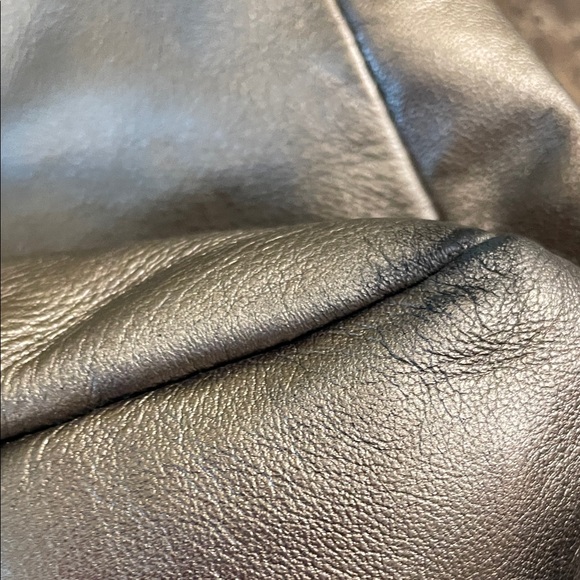 Vintage Coach Madison Metallic Silver Shoulder Bag - Picture 6 of 14